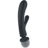 Satisfyer - Masseur Vibrateur Lapin Triple Lover Gris